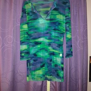 Shear multicolored coverup